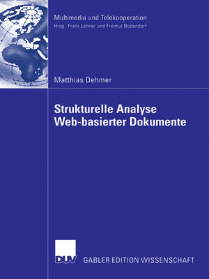 cover image of Strukturelle Analyse Web-basierter Dokumente